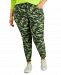 Style & Co Petite Camo-Print Mid-Rise Curvy-Fit Skinny Jeans, Created for Macy's