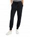 Style & Co Solid Ribbed Jogger Pants, Created for Macy's