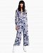 Bar Iii Floral-Print Jumpsuit, Created for Macy's