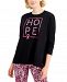 Id Ideology Women's Bcrf Graphic Long-Sleeve Top, Created for Macy's