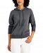 Charter Club Embellished Hoodie, Created for Macy's