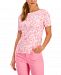 Charter Club Floral-Print Boatneck T-Shirt, Created for Macy's