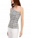 Inc International Concepts Printed Ribbed One-Shoulder Tank, Created for Macy's