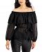 Inc International Concepts Ruffled Off The Shoulder Top, Created for Macy's