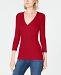 Inc International Concepts Ribbed Top, Created for Macy's