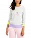 Charter Club Long Sleeve Fall In Love Sweater, Created for Macy's