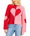 Inc International Concepts Heart Intarsia Sweater, Created for Macy's