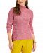 Style & Co Marled Cotton Mock-Neck Sweater, Created for Macy's