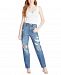 Vigoss Jeans Cotton Ultra-High-Rise Ripped Jeans