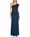 Adrianna Papell Embellished One-Shoulder Gown