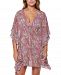 Jessica Simpson Flower Child Frill Side Chiffon Cover-Up Women's Swimsuit