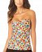Anne Cole Ditsy Floral Twist Strapless Tankini Top Women's Swimsuit