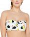 Hula Honey Juniors' Citrus Geo-Printed Button Bandeau Bikini Top, Created for Macy's Women's Swimsuit