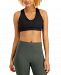 Id Ideology Tonal-Print Strappy Low-Impact Sports Bra, Created for Macy's