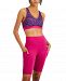 Id Ideology Women's Cheetah-Print Strappy Low-Impact Sports Bra, Created for Macy's