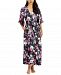 Inc International Concepts Lace-Trim Floral Maxi Wrap Robe, Created for Macy's