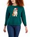Style & Co Holiday Graphic Sweatshirt, Created for Macy's