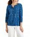 Style & Co Cotton Crewneck Top, Created for Macy's