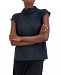 Eileen Fisher Ribbed Funnel-Neck Top, Regular & Plus Sizes