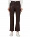 Hudson Jeans Remi Coated High-Rise Straight-Leg Cropped Jeans