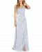 Adrianna Papell Shimmer Cowlneck Gown
