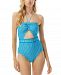 Michael Michael Kors Center-Halter Cut-Out One-Piece Swimsuit Women's Swimsuit