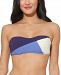 Jessica Simpson Colorblocked Bandeau Bikini Top Women's Swimsuit