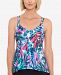 Swim Solutions Princess-Seamed High-Low Tankini Top, Created for Macy's Women's Swimsuit