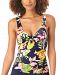 Anne Cole Tropical Floral Underwire Tankini Top Women's Swimsuit