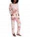 Linea Donatella Comfort Zone Tie-Dyed Hacci Pajama Set