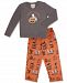 Munki Munki Matching Kids Vintage Snoopy & Friends Halloween Family Pajama Set