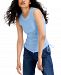 Inc International Concepts Ruched Side-Tie Tank Top, Created for Macy's