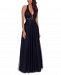 Betsy & Adam Corset-Bodice Fit & Flare Gown