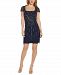 Adrianna Papell Square-Neck Beaded Dress