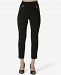 Women's Pull on Pants with Diagonal Zippers