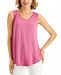 Jm Collection Scoop-Neck Tank Top, Created for Macy's