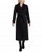 Anne Klein Single-Breasted Belted Maxi Coat