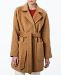 Collection B Juniors' Single-Breasted Belted Wrap Coat