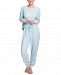 Hanes Butter-Knit Henley Top & Jogger Pants Pajama Set