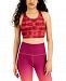 Id Ideology Women's Tie-Dyed Reversible Sports Bra, Created for Macy's