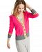 Charter Club Cashmere Contrast-Trim Cardigan, Created for Macy's