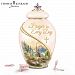 A Prayer For Every Day Porcelain Jar Adorned With Thomas Kinkade Art, A Religious Cross-Shaped Topper And 22K Gold Accents & Includes 365 Prayer Cards