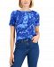 Charter Club Cotton Tie-Dyed Boat-Neck T-Shirt, Created for Macy's