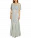 Adrianna Papell Beaded Pop Over Gown