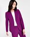 Bar Iii Collarless Open-Front Blazer, Created for Macy's