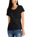Inc International Concepts Cotton Twist-Front T-Shirt, Created for Macy's