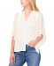 Vince Camuto Plus Size Flutter-Sleeve Top