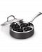 Cooks Standard 4 Cup Nonstick Hard Anodized Egg Poacher Pan with Lid, 8"