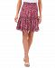 Vince Camuto Meadow Medley Smocked Tiered Skirt