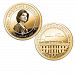 The Jacqueline Kennedy 24K Gold-Plated Proof Coin Collection Featuring Iconic Sepia Portraits Of The Former First Lady With Rhodium Privy Marks